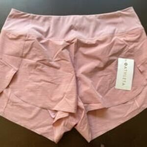 Athleta Run With It Textured Short 3.5" Pink NWT Size 1X
